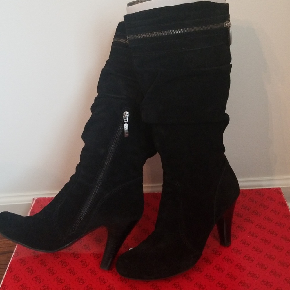 Guess Suede Slouch Boot